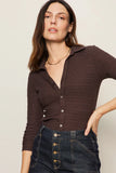 Textured Knit Dreamgirl Top