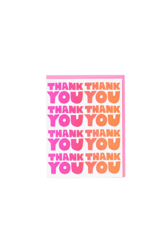 Thank You Gradient Card