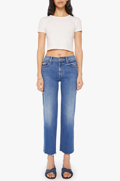 The Mid Rise Rambler Zip Ankle Fray