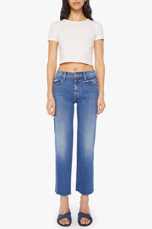 The Mid Rise Rambler Zip Ankle Fray