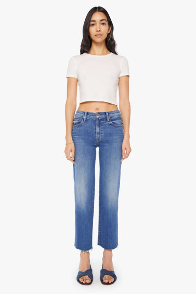 The Mid Rise Rambler Zip Ankle Fray