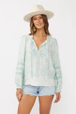 Tidal Flow Embroidered Blouse