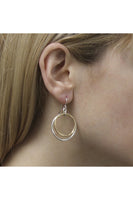 Tiered Hammered Rings Earring