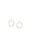 Tiered Hammered Rings Earring