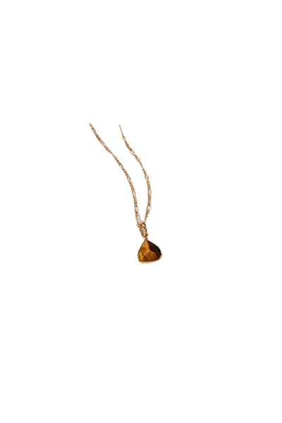 Tiger's Eye Bermuda Triangle Necklace