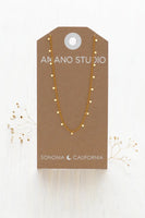 Tiny Dot Chain Necklace