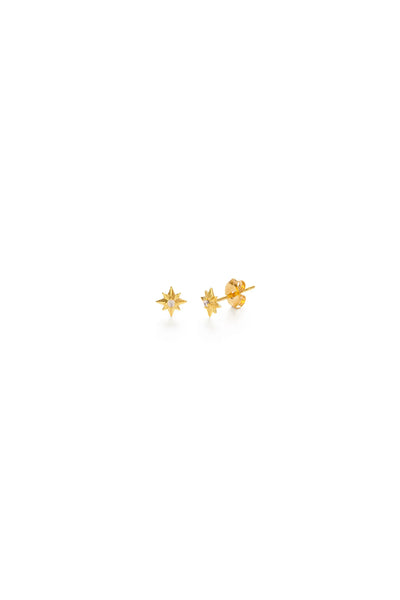 Tiny Venus Star Stud Earrings