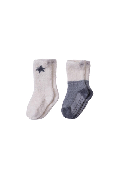 Toddler Color Block Sock Set Moonbeam Multi
