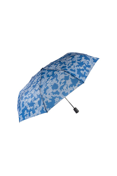 Travel Umbrella Blue Floral