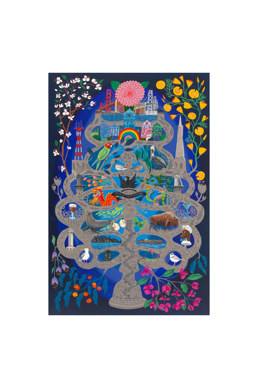 Tree of Life San Francisco 8 x 12 Print