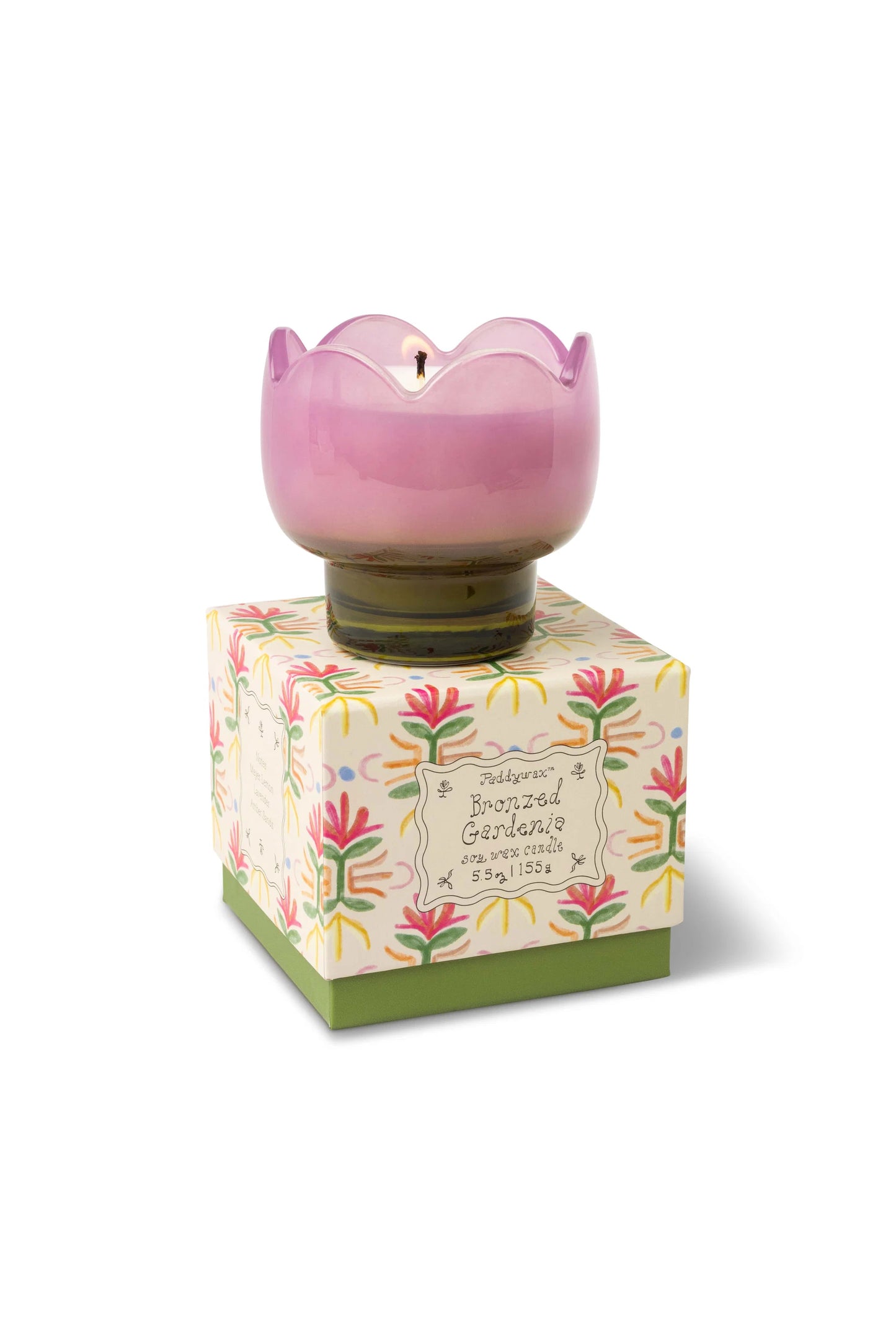 Tulip Candle Bronzed Gardenia