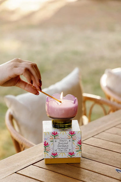 Tulip Candle Bronzed Gardenia