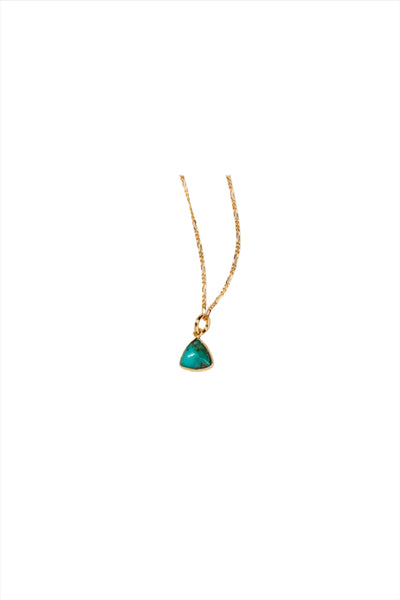 Turquoise Bermuda Triangle Necklace