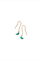 Turquoise Eclipse Threader Earrings