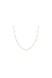 Turquoise Enamel Chain Necklace