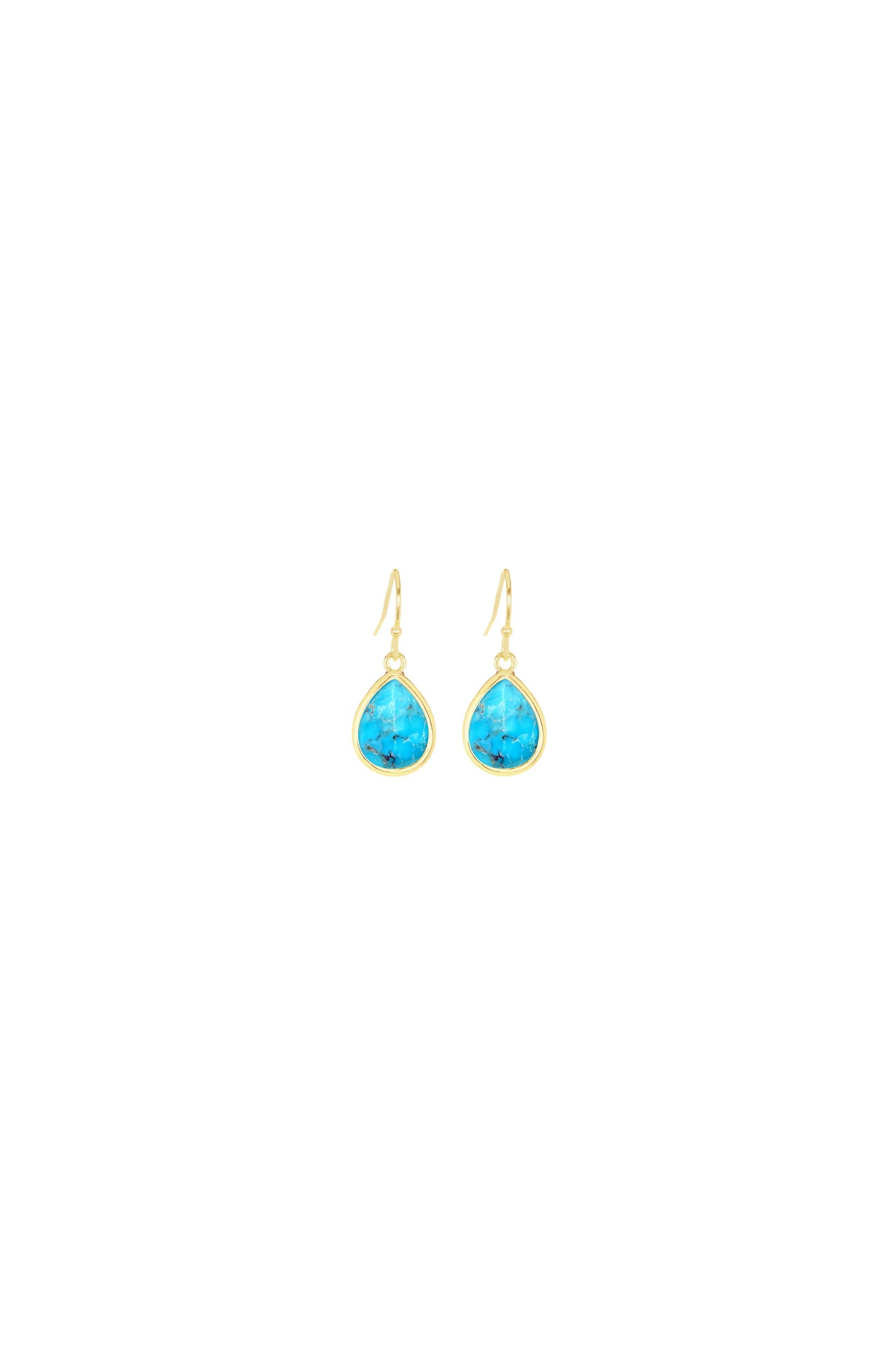 Turquoise Teardrop Earrings