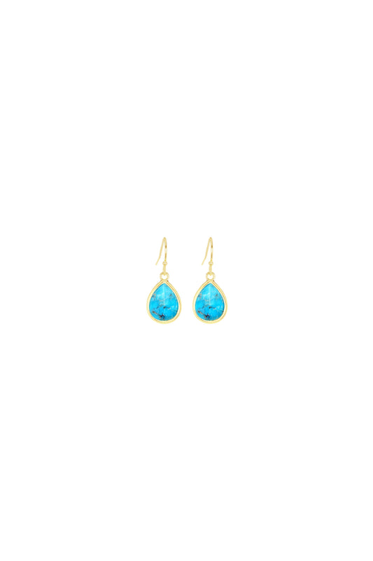 Turquoise Teardrop Earrings