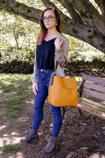 Classic Hobo Handbag Tuscan Sun