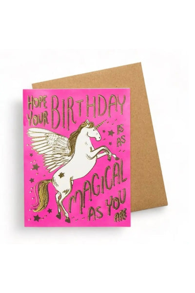 Unicorn Birthday Card