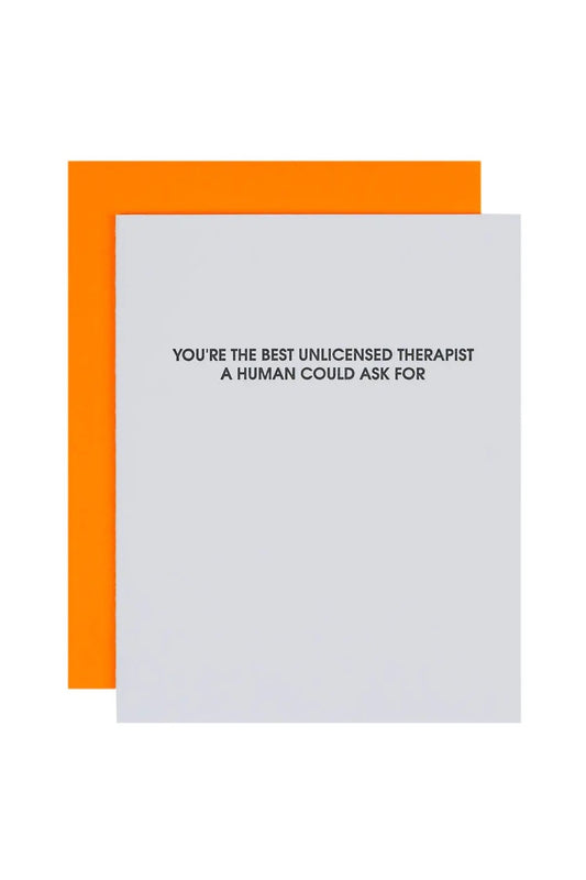 Unlicensed Therapist Card