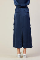 Utility Cargo Pocket Midi Skirt