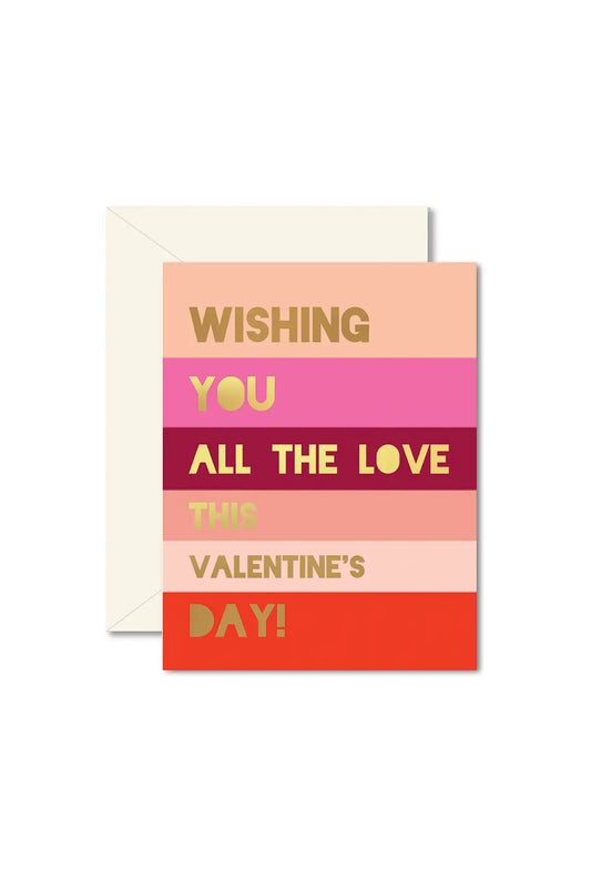Valentines Colorblock Card