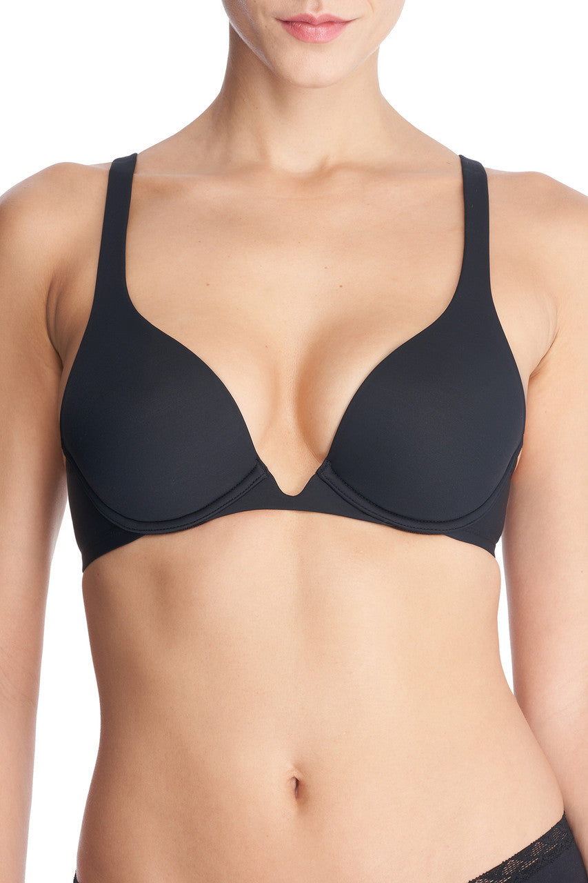 Black Verge Convertible Plunge Bra