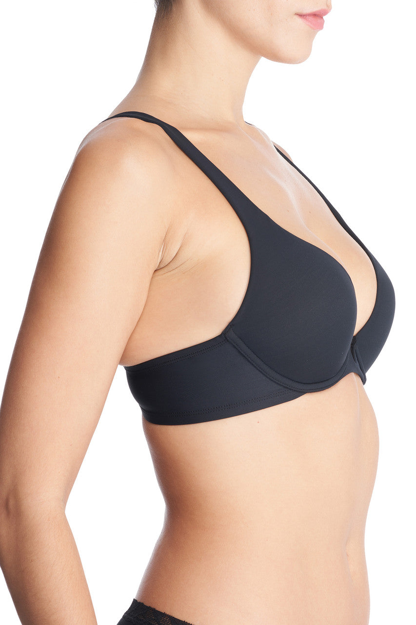 Black Verge Convertible Plunge Bra