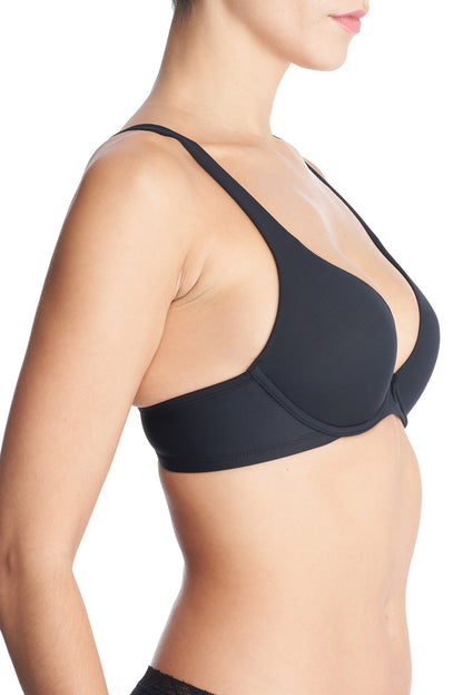 Black Verge Convertible Plunge Bra