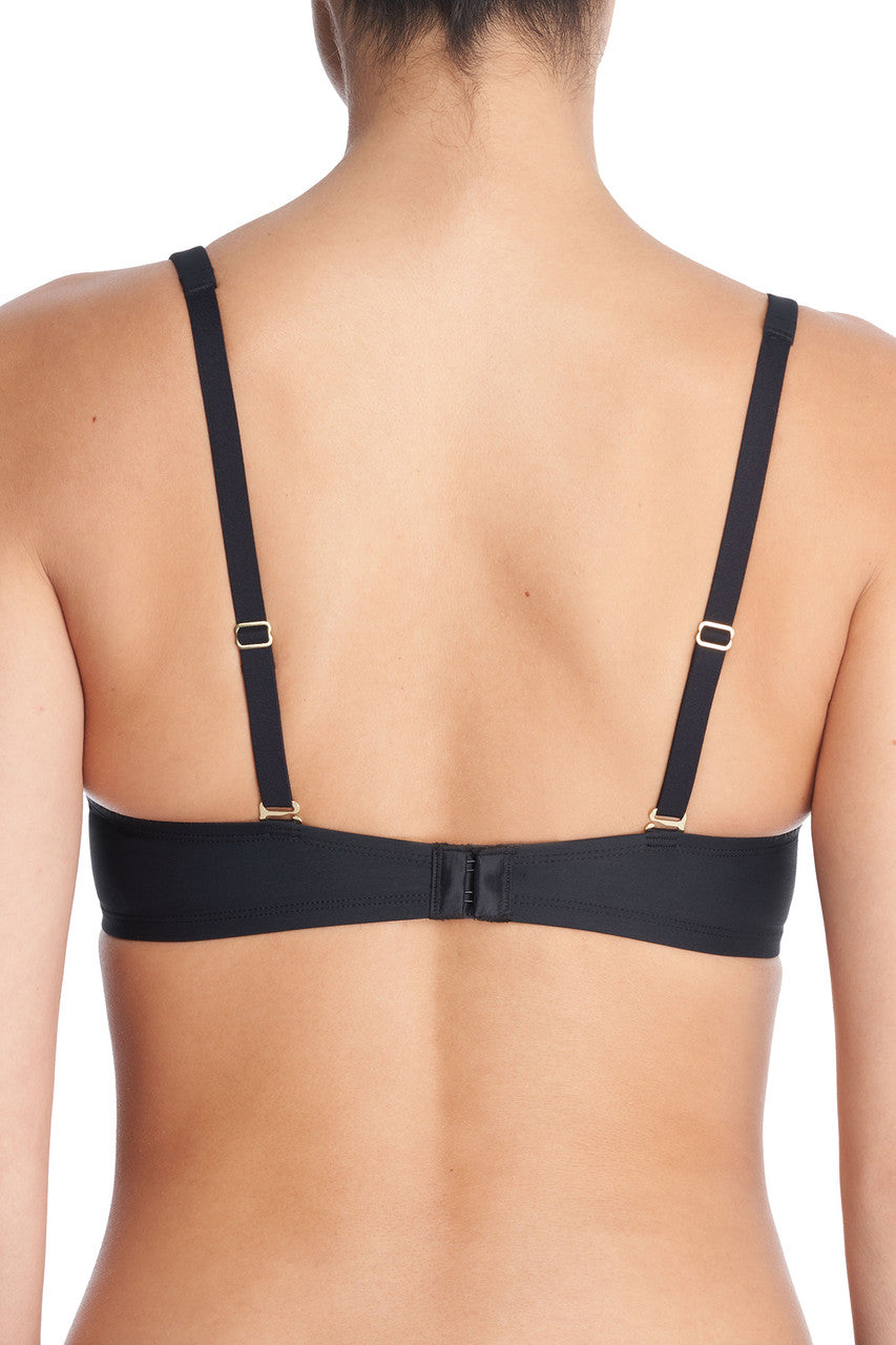 Black Verge Convertible Plunge Bra