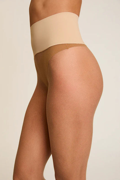Very Fine Fishnet Tights Buff