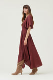 Vino Unbalanced Skirt Maxi Dress