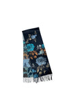 Vintage Roses Cashmink Scarf Navy