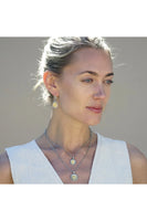 Vintage Silver Pavia Coin & Frame Necklace
