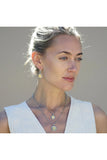 Vintage Silver Pavia Coin & Frame Necklace