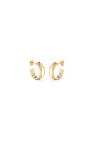 Vintage Style Cut-Out Hoop Earrings