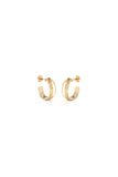 Vintage Style Cut-Out Hoop Earrings