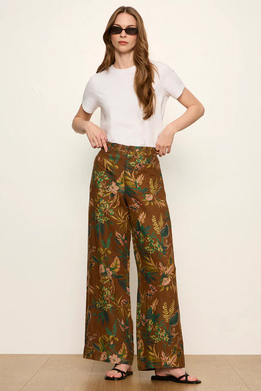 The Linen Marine Wide Leg