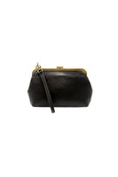 Vivie Kisslock Convertible Crossbody Wristlet Black