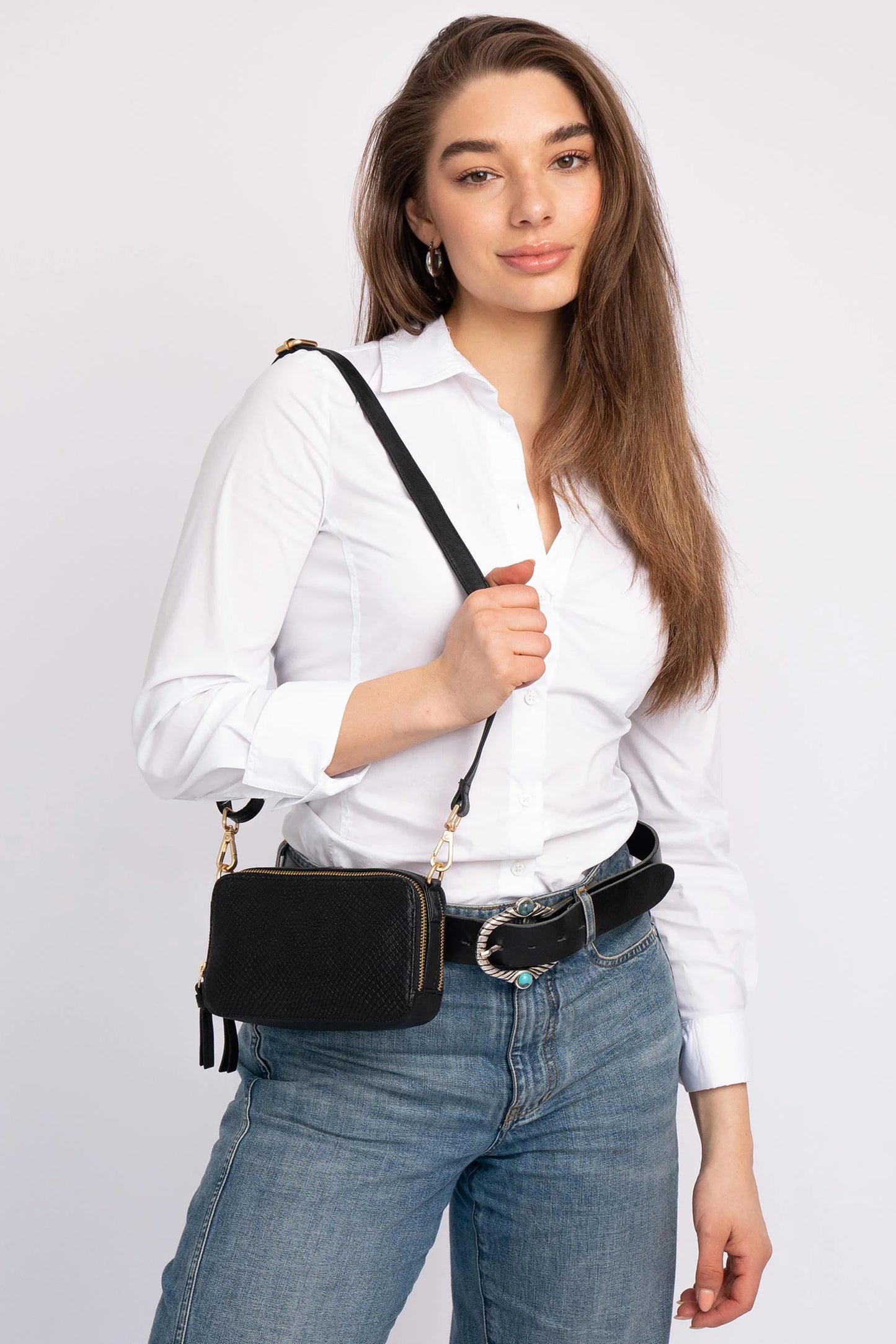 Vries Crossbody Bag Black