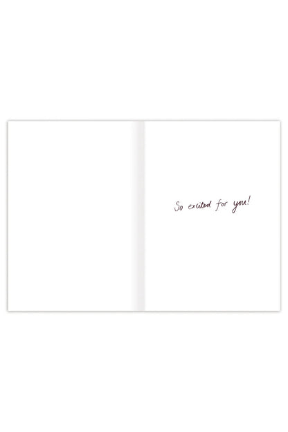 Watercolor Floral Congrats Card