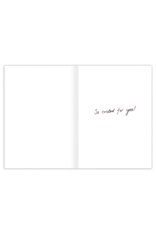 Watercolor Floral Congrats Card