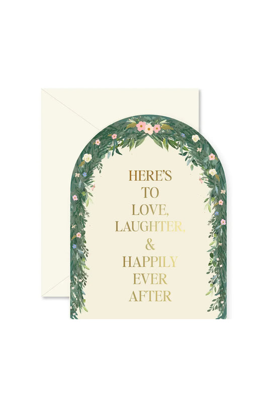 Wedding Floral Arch Card