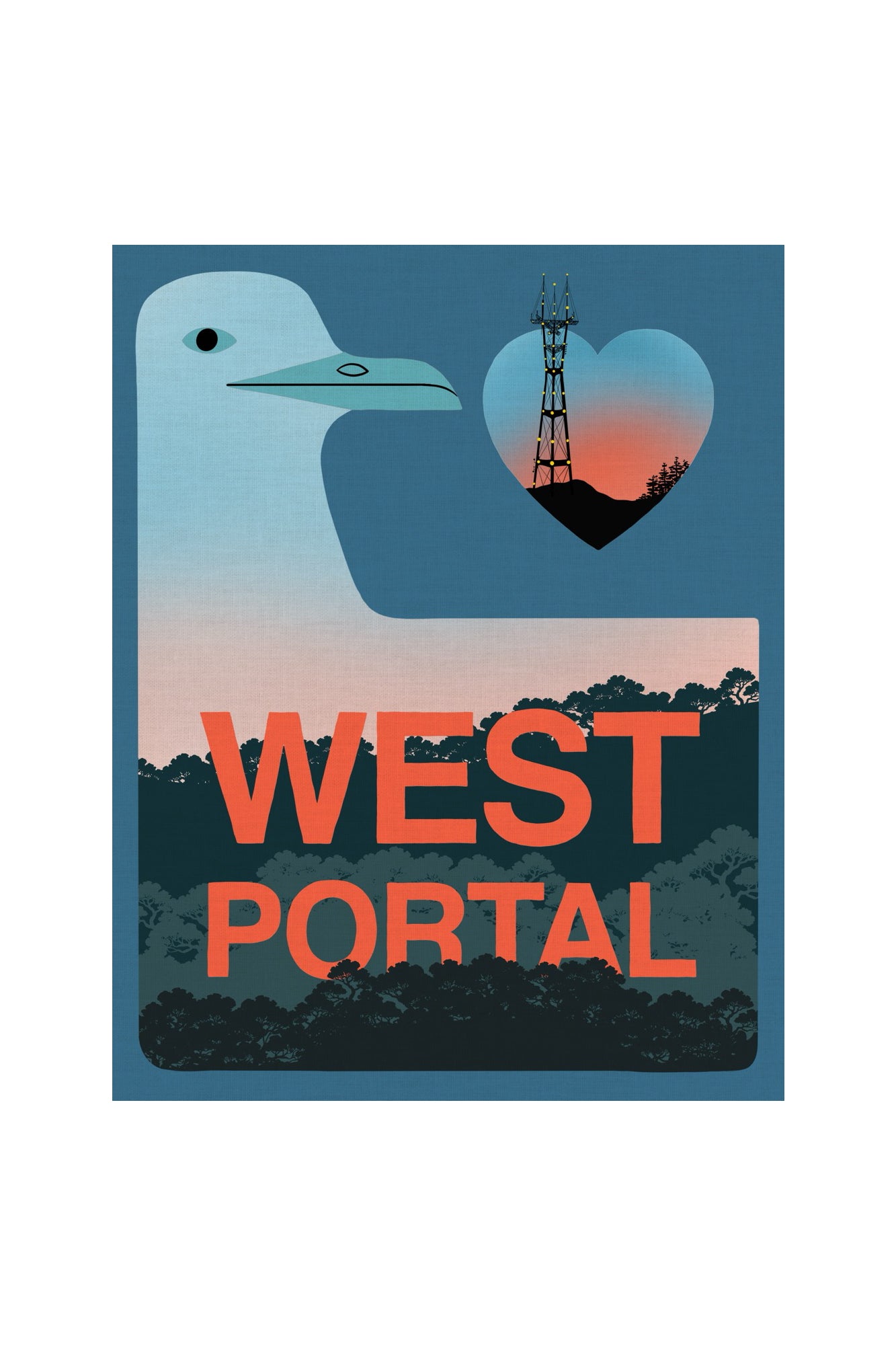 West Portal 8 x 10 Trees Print