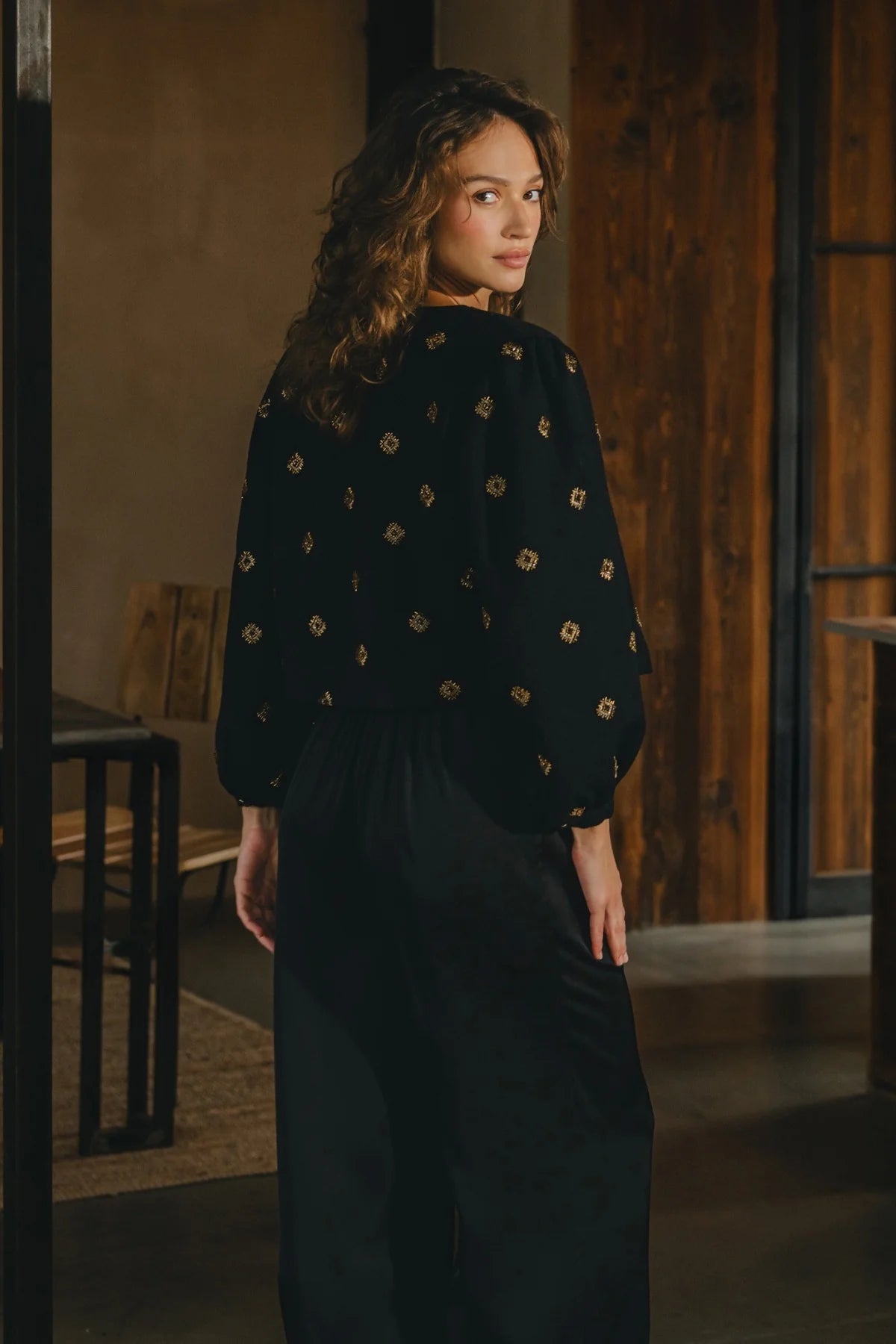 Clara Sequin Embroidered Jacket
