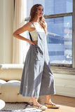 Wide Leg Overall Jumpsuit