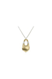 Wire Wrapped Open Teardrop Necklace