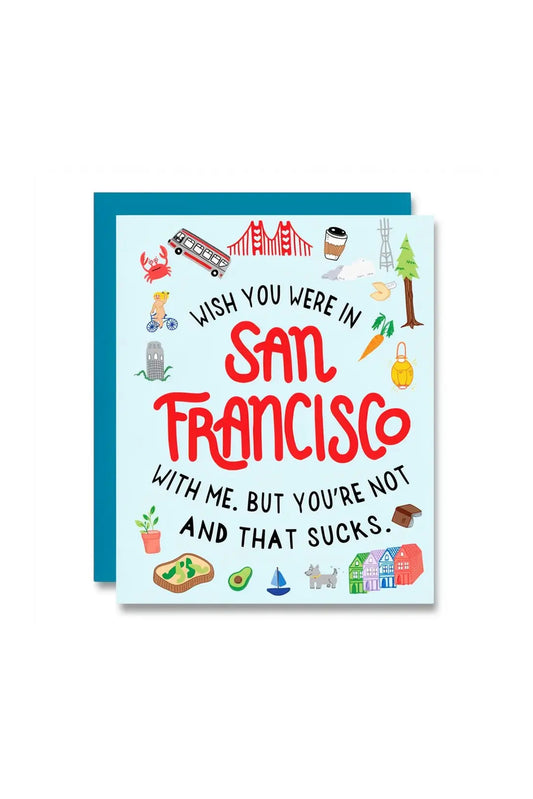 Wishing San Francisco Card