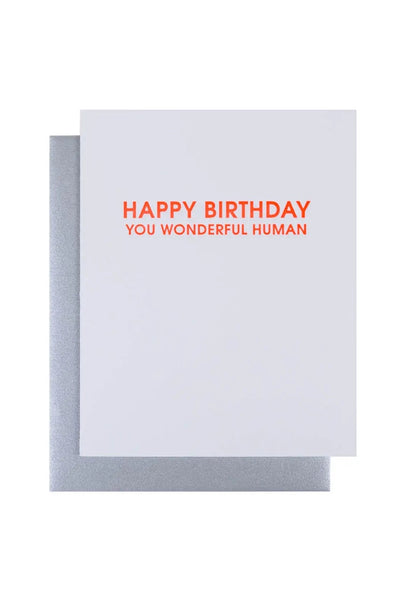 Wonderful Human Birthday Card