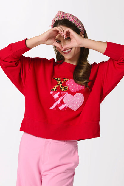 XOXO Relaxed Sweatshirt
